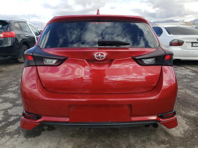 JTNKARJE4GJ520724 - 2016 TOYOTA SCION IM RED photo 6