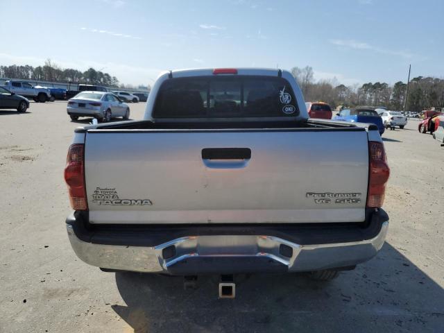 3TMJU62N98M055544 - 2008 TOYOTA TACOMA DOUBLE CAB PRERUNNER SILVER photo 6