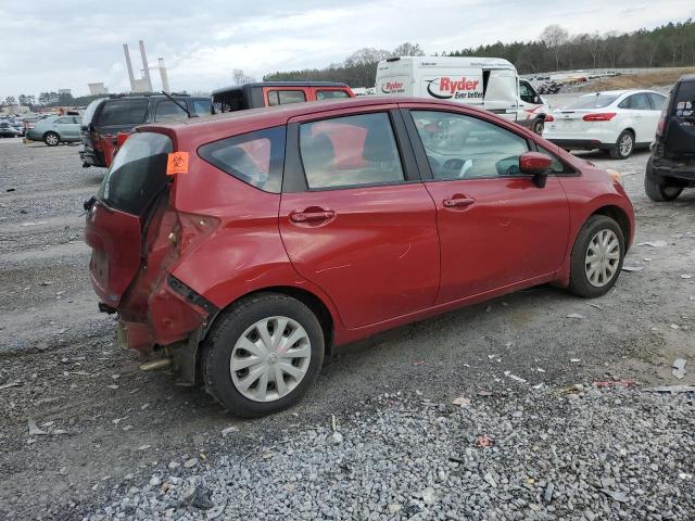 3N1CE2CP7FL394162 - 2015 NISSAN VERSA NOTE S RED photo 3