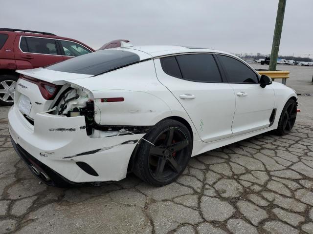 KNAE45LC6K6064909 - 2019 KIA STINGER GT1 WHITE photo 3