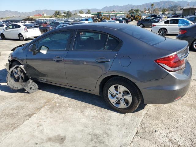 19XFB2F57DE208134 - 2013 HONDA CIVIC LX GRAY photo 2