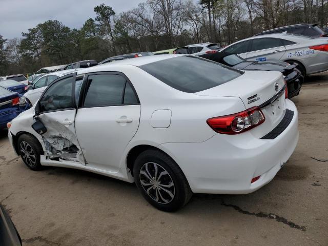 JTDBU4EE6B9132381 - 2011 TOYOTA COROLLA BASE WHITE photo 2