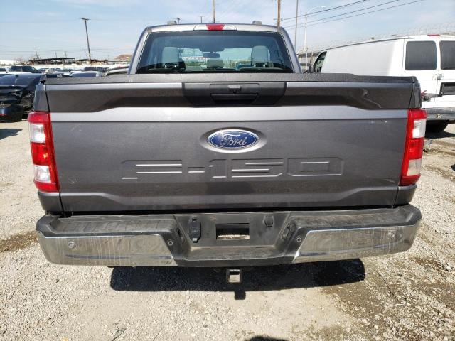 1FTEX1EB4MFC35828 - 2021 FORD F150 SUPER CAB GRAY photo 6