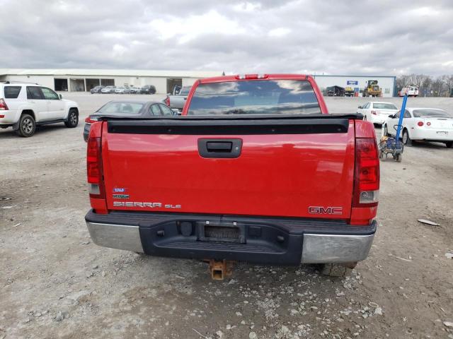 1GTR2VE36BZ187597 - 2011 GMC SIERRA K1500 SLE RED photo 6