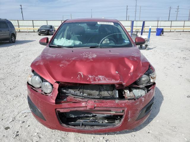1G1JA5SH0C4145904 - 2012 CHEVROLET SONIC LS 红色 照片 5