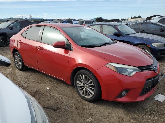 5YFBURHE1FP179486 - 2015 TOYOTA COROLLA L RED photo 4