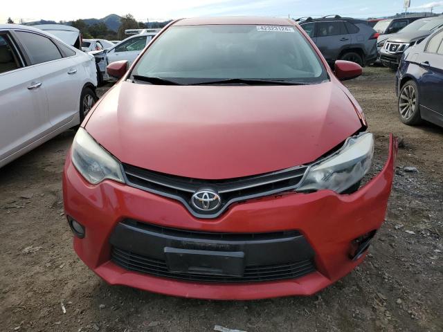 5YFBURHE1FP179486 - 2015 TOYOTA COROLLA L RED photo 5