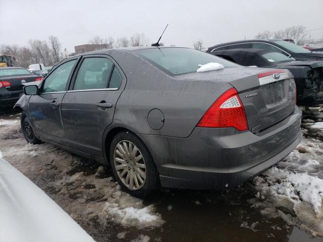 3FADP0L31BR205337 - 2011 FORD FUSION HYBRID GRAY photo 2