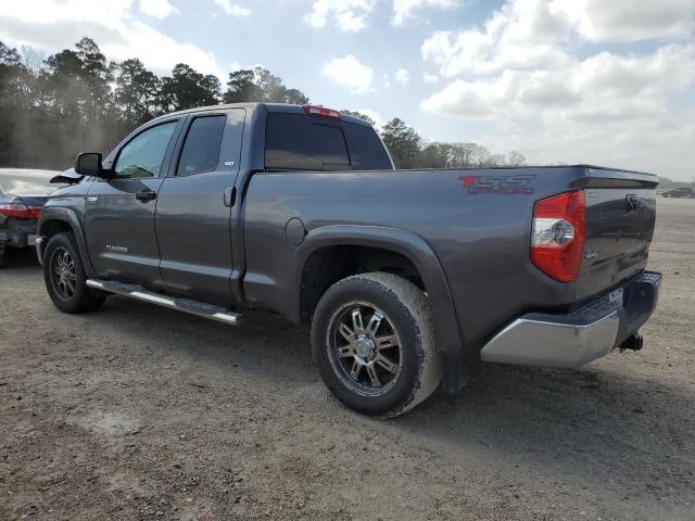 5TFUW5F14EX412644 - 2014 TOYOTA TUNDRA DOUBLE CAB SR/SR5 GRAY photo 2