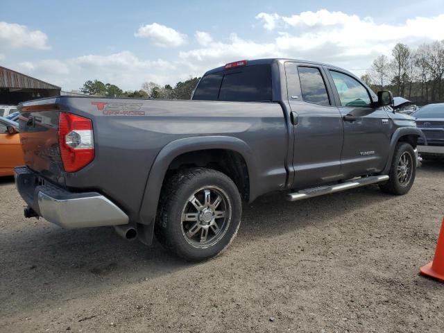5TFUW5F14EX412644 - 2014 TOYOTA TUNDRA DOUBLE CAB SR/SR5 GRAY photo 3