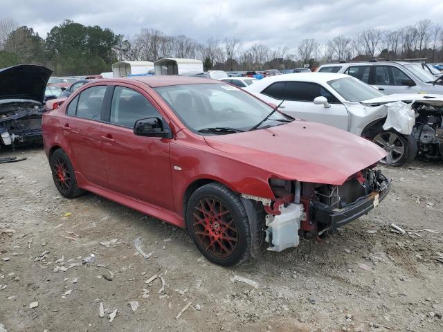 JA32U2FU7BU032442 - 2011 MITSUBISHI LANCER ES/ES SPORT RED photo 4