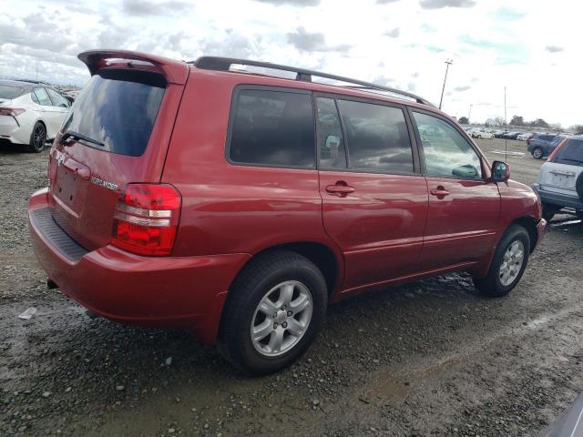 JTEHF21A220052796 - 2002 TOYOTA HIGHLANDER LIMITED RED photo 3