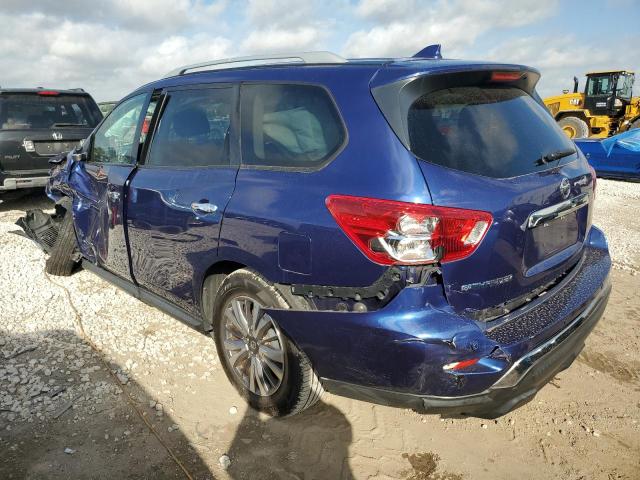 5N1DR2MN9KC636230 - 2019 NISSAN PATHFINDER S BLUE photo 2