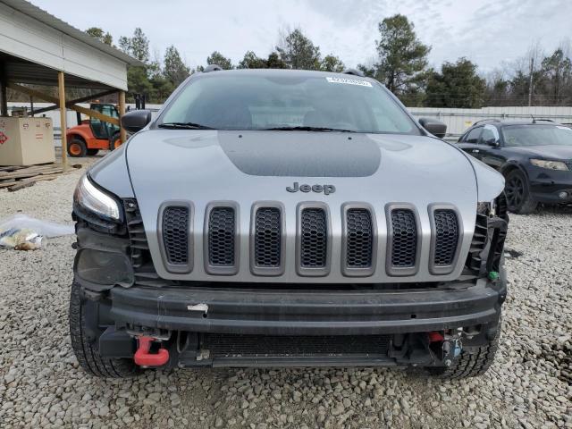1C4PJMBS5GW214328 - 2016 JEEP CHEROKEE TRAILHAWK SILVER photo 5