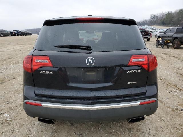 2HNYD2H61AH521750 - 2010 ACURA MDX TECHNOLOGY BLACK photo 6