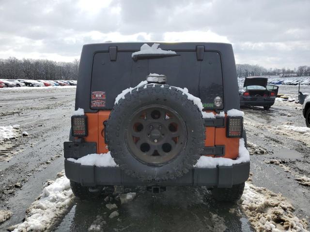 1J4BA3H14BL525594 - 2011 JEEP WRANGLER U SPORT ORANGE photo 6