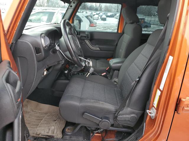 1J4BA3H14BL525594 - 2011 JEEP WRANGLER U SPORT ORANGE photo 7