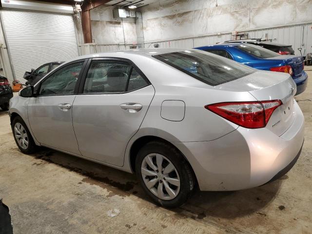 5YFBURHE5EP070138 - 2014 TOYOTA COROLLA L SILVER photo 2