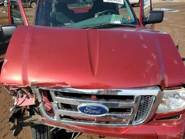 1FTYR44U38PA79423 - 2008 FORD RANGER SUPER CAB RED photo 11