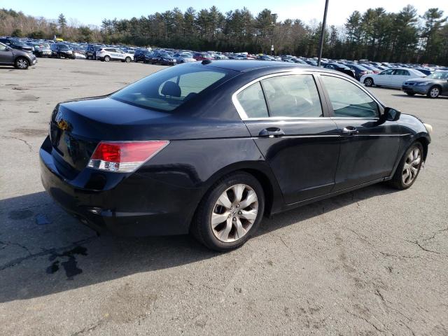 1HGCP26818A005894 - 2008 HONDA ACCORD EXL BLACK photo 3