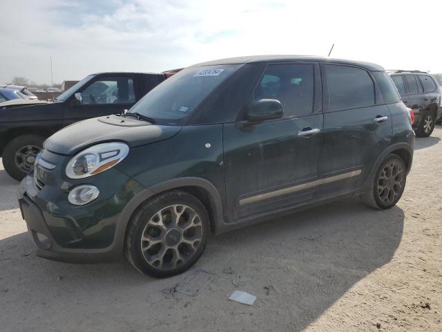 ZFBCFADH4EZ013227 - 2014 FIAT 500L TREKKING GREEN photo 1