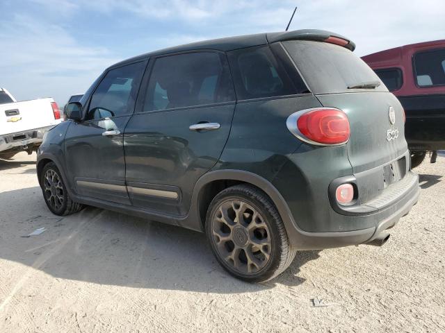 ZFBCFADH4EZ013227 - 2014 FIAT 500L TREKKING GREEN photo 2