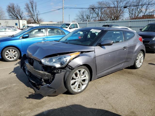 KMHTC6AD0CU062483 - 2012 HYUNDAI VELOSTER GRAY photo 1