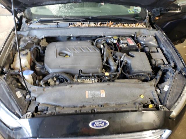 3FA6P0HD7FR205987 - 2015 FORD FUSION SE BLACK photo 11