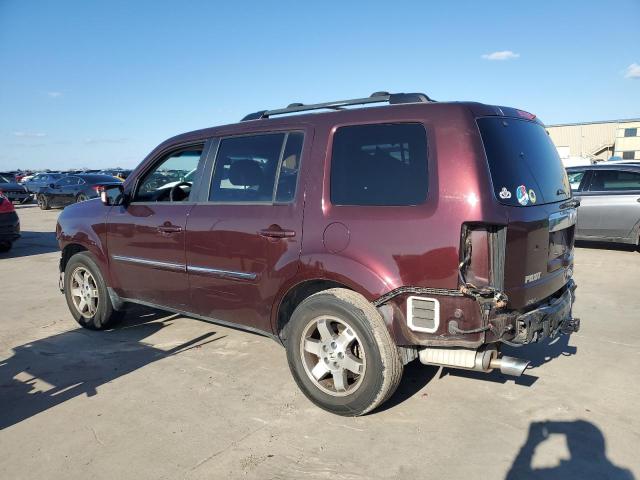 5FNYF3H97AB021694 - 2010 HONDA PILOT TOURING BURGUNDY photo 2