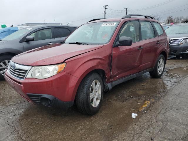 JF2SH6BC5AH768069 - 2010 SUBARU FORESTER XS BURGUNDY photo 1