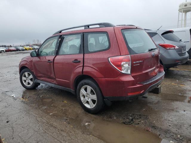 JF2SH6BC5AH768069 - 2010 SUBARU FORESTER XS Бордовий фото 2