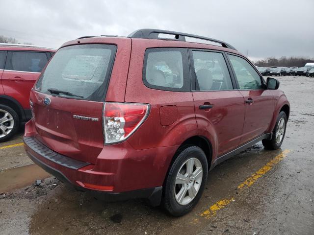 JF2SH6BC5AH768069 - 2010 SUBARU FORESTER XS Бордовий фото 3