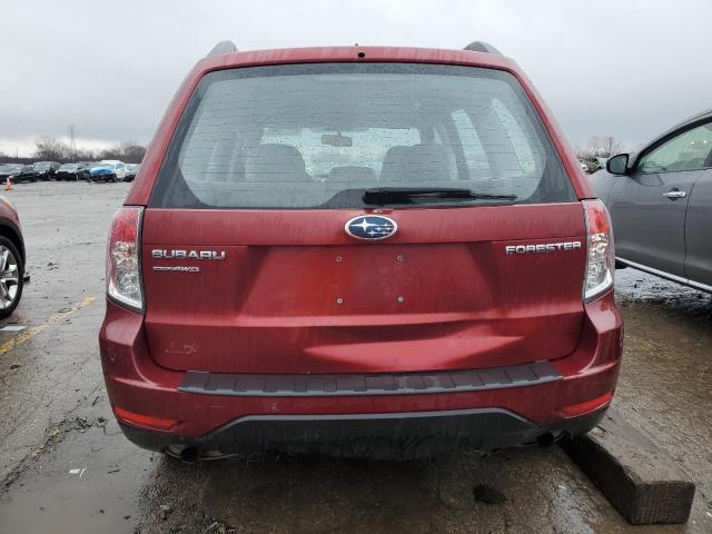 JF2SH6BC5AH768069 - 2010 SUBARU FORESTER XS BURGUNDY photo 6