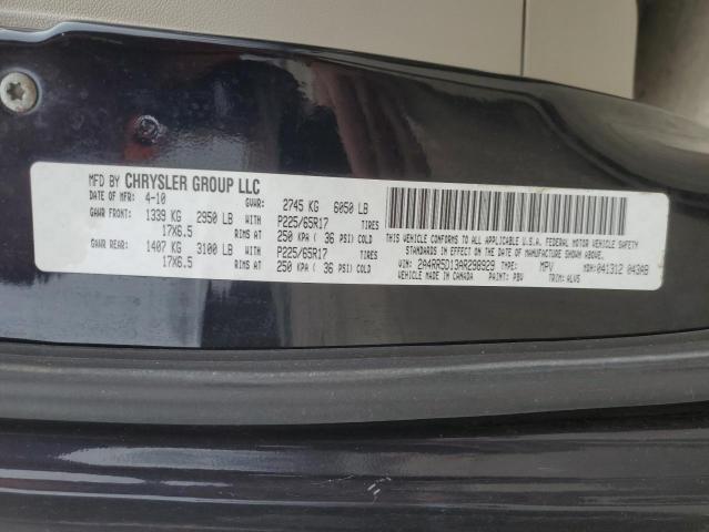 2A4RR5D13AR298929 - 2010 CHRYSLER TOWN & COU TOURING ლურჯი ფოტო 13