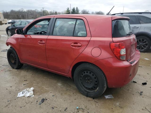 JTKKU10448J007229 - 2008 TOYOTA SCION RED photo 2