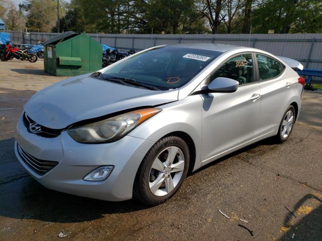 5NPDH4AE8DH182468 - 2013 HYUNDAI ELANTRA GLS SILVER photo 1