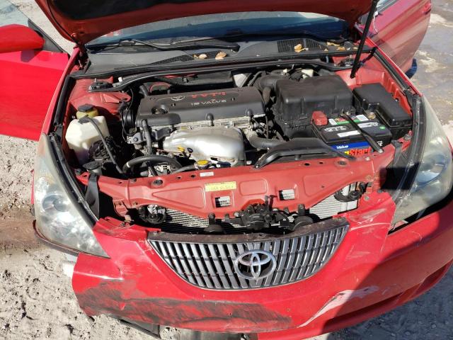 4T1CE38P46U749866 - 2006 TOYOTA CAMRY SOLA SE RED photo 11