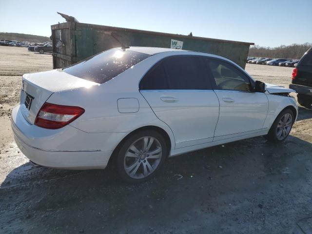 WDDGF54X98R016034 - 2008 MERCEDES-BENZ C 300 WHITE photo 3