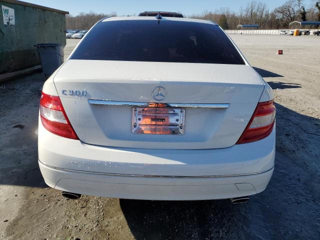 WDDGF54X98R016034 - 2008 MERCEDES-BENZ C 300 WHITE photo 6