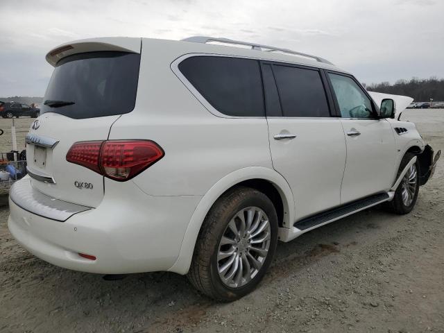 JN8AZ2NFXF9574231 - 2015 INFINITI QX80 WHITE photo 3