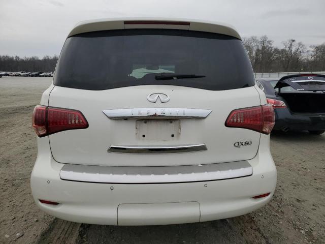 JN8AZ2NFXF9574231 - 2015 INFINITI QX80 WHITE photo 6