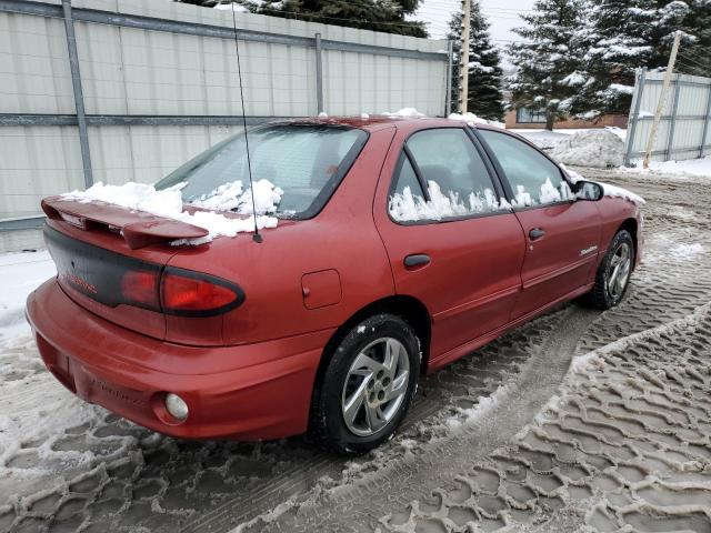 1G2JB5240Y7255041 - 2000 PONTIAC SUNFIRE SE RED photo 3