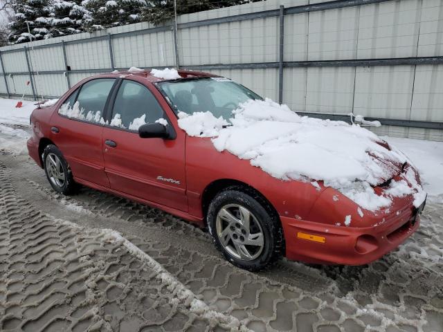 1G2JB5240Y7255041 - 2000 PONTIAC SUNFIRE SE RED photo 4