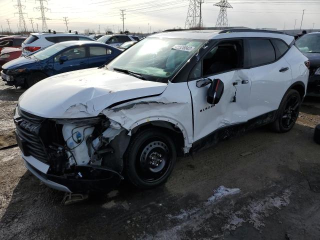 3GNKBJRS1MS527807 - 2021 CHEVROLET BLAZER 3LT WHITE photo 1