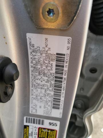 3TMJU4GN4AM092309 - 2010 TOYOTA TACOMA DOUBLE CAB PRERUNNER SILVER photo 12