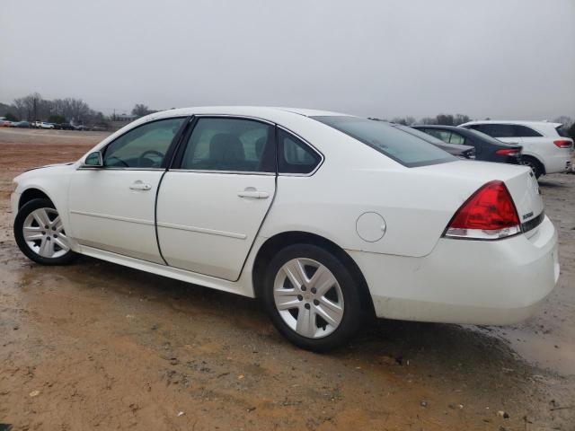 2G1WF5EK4B1301418 - 2011 CHEVROLET IMPALA LS WHITE photo 2