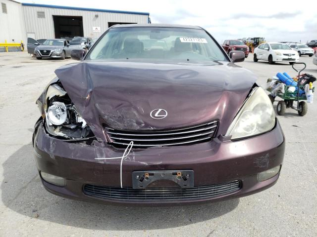 JTHBF30G120082358 - 2002 LEXUS ES 300 BURGUNDY photo 5