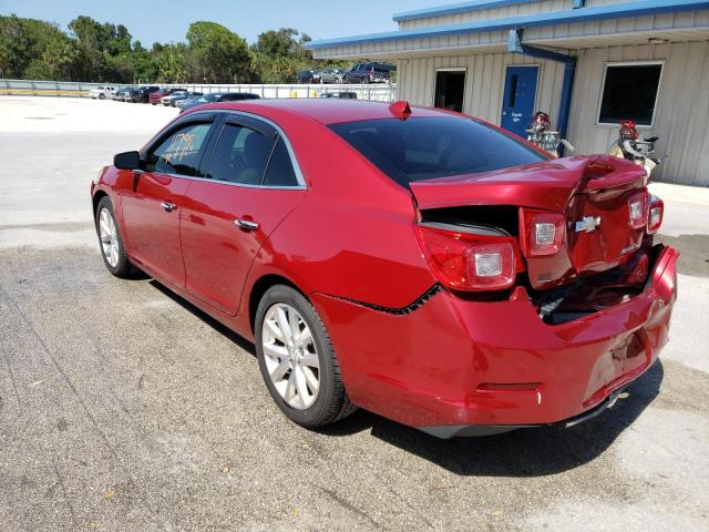 1G11H5SA6DF321326 - 2013 CHEVROLET MALIBU LTZ წითელი ფოტო 3
