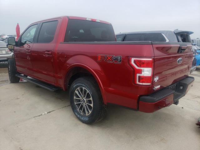 1FTEW1EP3JKD18118 - 2018 FORD F150 SUPERCREW RED photo 2