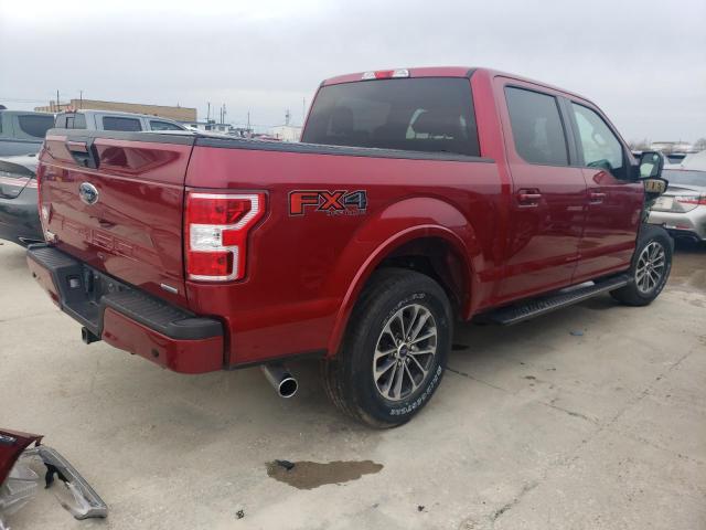 1FTEW1EP3JKD18118 - 2018 FORD F150 SUPERCREW RED photo 3